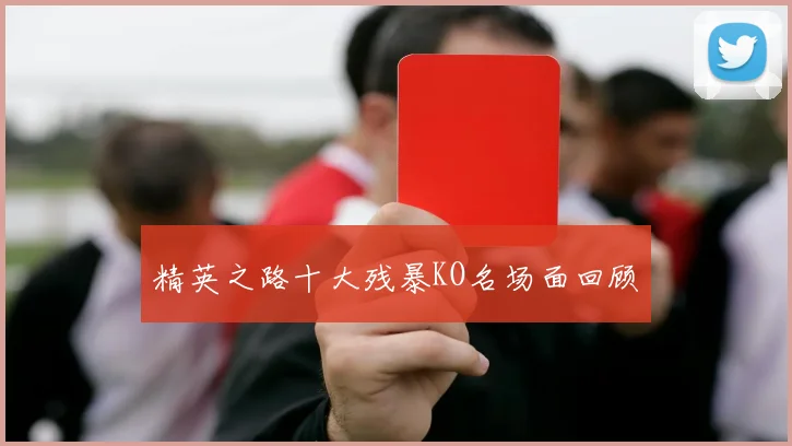 精英之路十大残暴KO名场面回顾